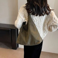 Cozy Suede Shoulder Bag